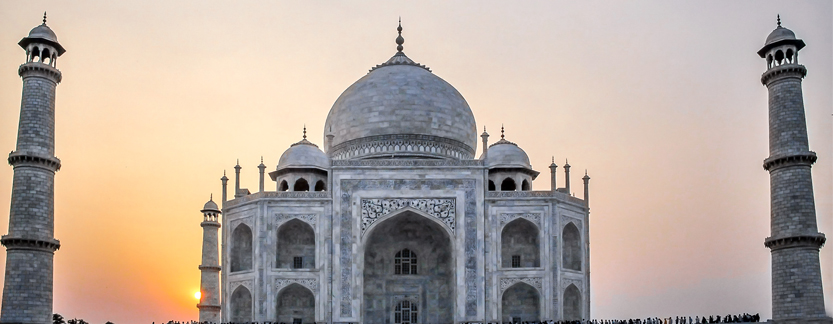 sun rise taj mahal